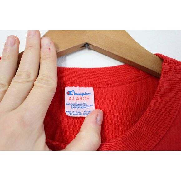 Vintage University of Utah Utes Champion T Shirt XL - Picture 4 of 4